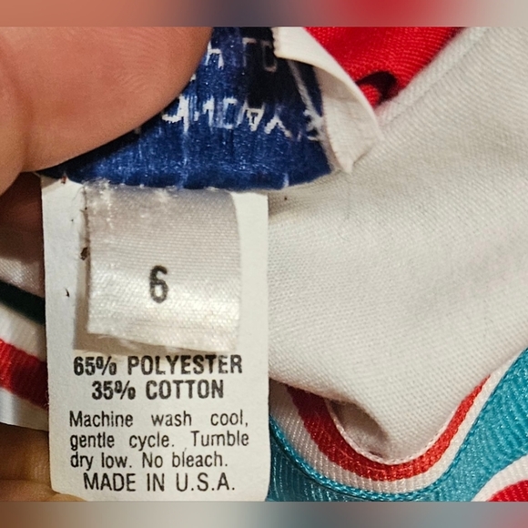 💜💕 Girls Dress Monday's Child Size 6 Short Sleeve Style Vintage💜🩷 - Picture 8 of 8